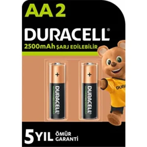 DURACELL.   AA.  2500.   SARJ.باطری شارژی قلمی دوراسل