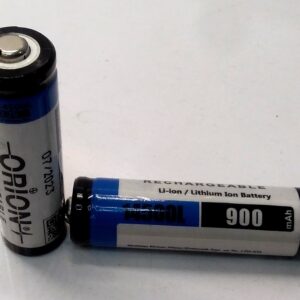 باطری شارژی لیتیوم یون اوریون ORION 14500.3.7. 900MAhنوکدار