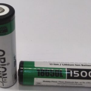 باطری لیتیوم یون شارژی اوریون نوکدارORION 18650    1500mahj