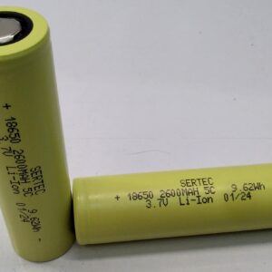 باطری لیتیوم یون شارژی SERTEC 18650     2600MAH3.7   5C