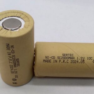 باطری شارژی جاروی نیکال کادیوم SERTEC   NI_CD    SC 2000MAH