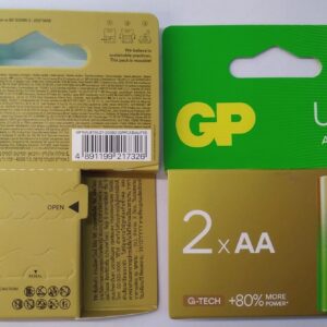 باطری قلمی اولتراآلکالین جی پیGP   ULTRA   ALKALINE 2A