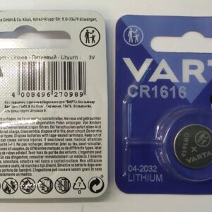 باطری لیتیوم سکه ای وارتاVARTA  CR1616 LITHIUM  3V