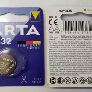 باطری لیتیوم سکه ای وارتاVARTA   CR1632   3V LITHIUM